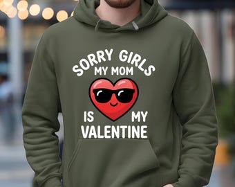 Funny Valentine's Day DTF Transfer Ready To Press: Mom Son Matching Tee Print