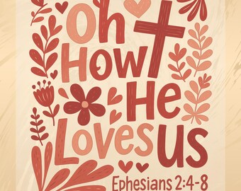 Retro Christian DTF Transfer Ready To Press: Religious Bible Verse Heat Press