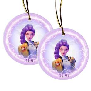 Huntrix Girls Rumi Ornament: Hunter Anime Figurine, Girls Room Decor(2.85 inç)