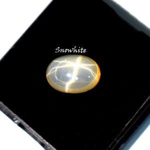 Exquisite seltene Natürliche 9 Karat Stern Golden Gelb Saphir Lose Edelstein mit Brilliant 6-Ray Oval Cabochon Finish für Luxus Schmuck Bild 11