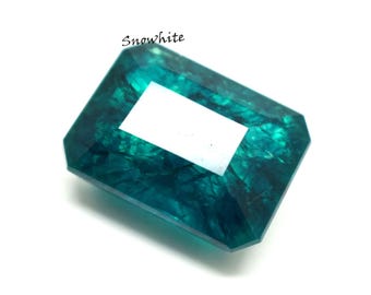 Colombian Green Emerald Deep Vivid Color Stunning 41–43 Ct Emerald Cut Natural Loose Gemstone for Premium Jewelry Creation