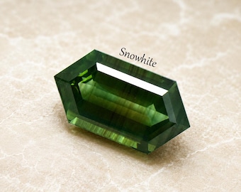 Tourmaline verdélite verte naturelle de 33 carats du Mozambique Pierres précieuses de qualité supérieure certifiées en vrac pour bagues