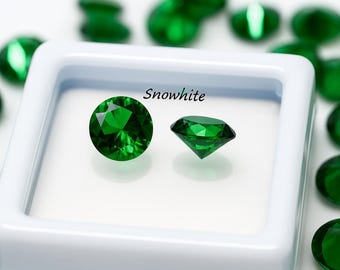 Natural Rare 2.20 Ct Certified Colombian Green Emerald Matching Pair Stunning Round Cut Loose Gemstones Luxury Jewelry Making Stones