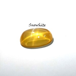 Exquisite seltene Natürliche 9 Karat Stern Golden Gelb Saphir Lose Edelstein mit Brilliant 6-Ray Oval Cabochon Finish für Luxus Schmuck Bild 7