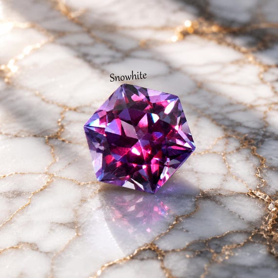Natural 9 Ct Hexagon Cut Alexandrite Color Change Blue, Red, Purple Color Shift Certified Loose Gemstone Rare Collector Fine Jewelry Stone