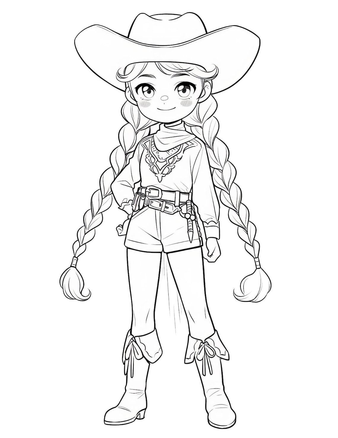 Rodeo Coloring Pages - Etsy
