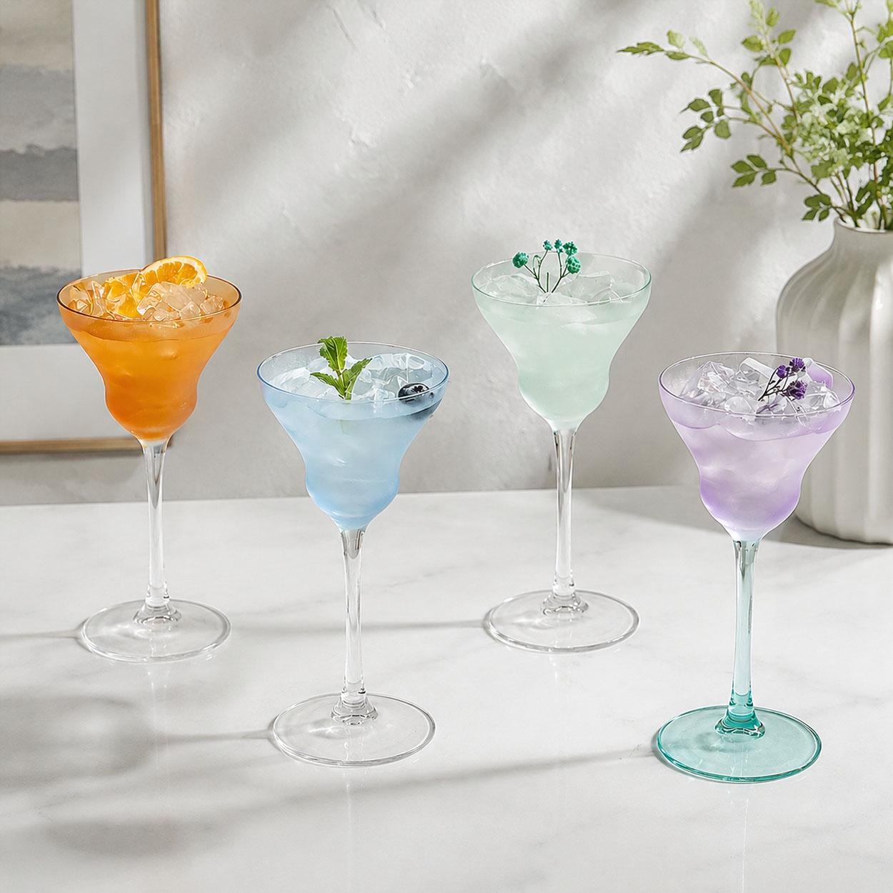 Longdrinkgläser bunt