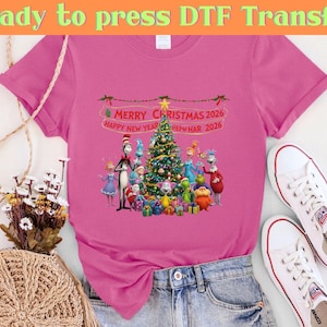 Dr. Seuss Grinch Christmas DTF Transfer: DIY Tee Decal