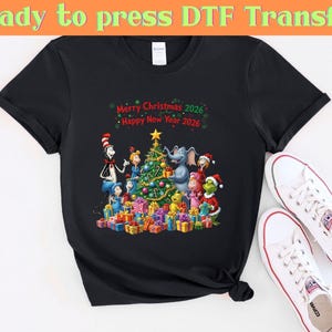 Dr. Seuss Grinch Christmas DTF Transfer: DIY Tee Decal