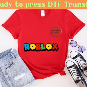 Team c00lkidd Roblox Gamer T-Shirt: DTF Transfer Bekleidung
