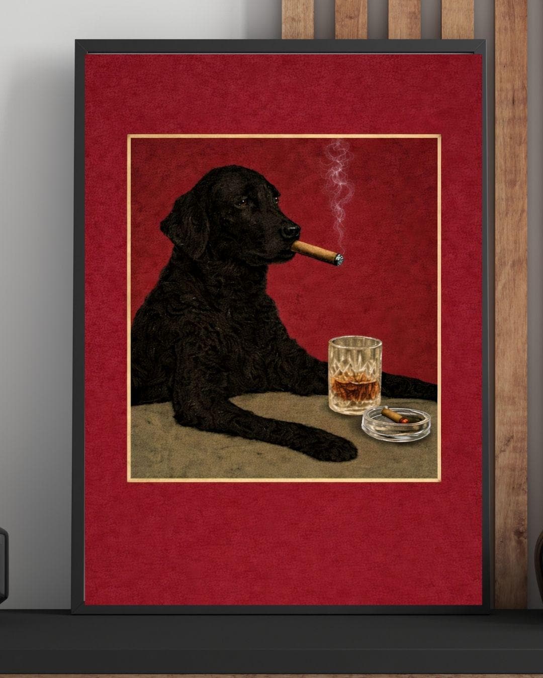 Animal Smoking Cigarette Poster