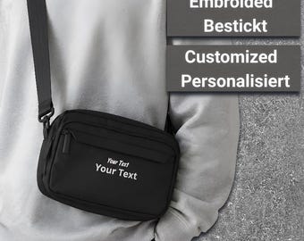 Customizable Urban crossbody bag, Personalized Gift Idea