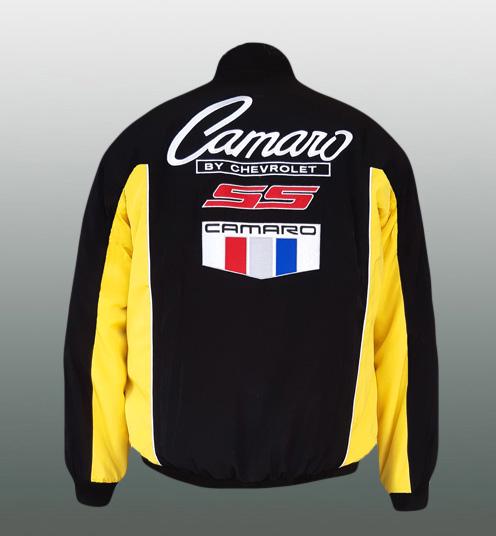 Yellow Camaro Jacket Camaro Sweater Men's Chevy Camaro Embroidered
