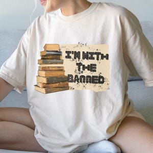 Comfort Colors Banned Books Graphic T-Shirt: Soft Unisex Reading Shirt