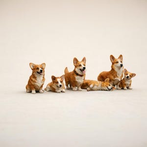 Corgis STL 3D Druck Modelle - Pembroke & Cardigan (Digitaler Download)