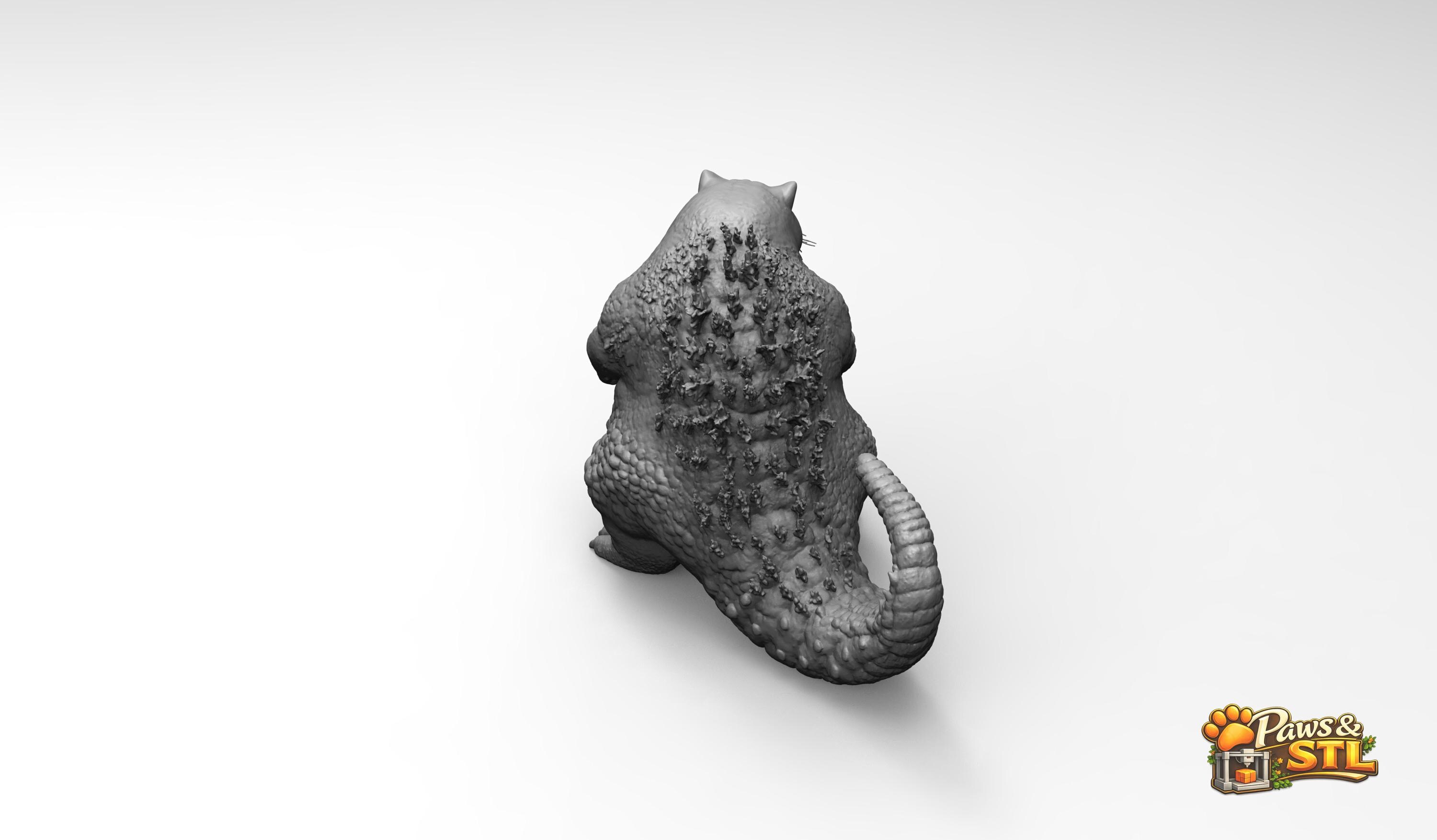 Katzilla Katzilla STL – Chonky Cat Godzilla Meme | Funny 3D Printable Catzilla ...