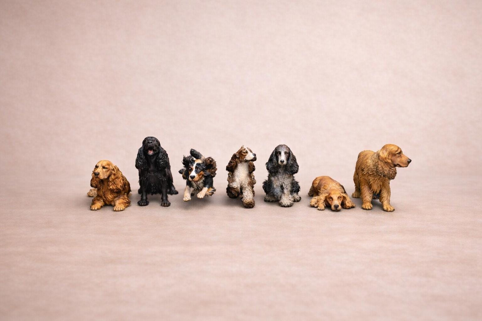 Grande figurine décorative d'un chien noir en ballons