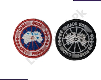 Luxury Embroidered Patch, Iron-On or Sew-On, Pack of 2