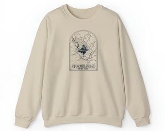 Stormblessed Embroidered Sweatshirt or Hoodie – Radiant Knight Design