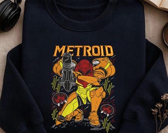 Embroidered Retro Gaming Sweatshirt & Hoodie, Video Game Gift for Gamers
