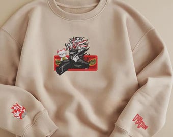 Embroidered Anime Sweatshirt & Hoodie, Seiko Turbo Granny Design, Anime Gift