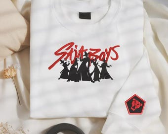 Kpop Demon Boyband Embroidered Sweatshirt, Retro Fan Merch, Custom Fan Gift