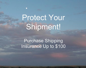 Up to 100 Dollars Shipping Insurance, Domestic, Protect your Order with Shipping Insurance