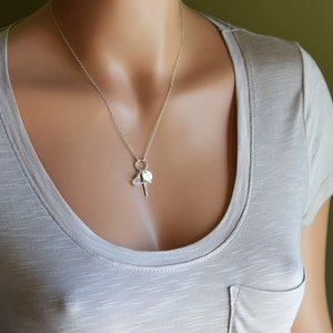 Personalized Faith Gift, Cross Necklace, Customized Initial & Birthstone Necklace, Confirmation Gift, Birthday Gift, Unique Gift for Her