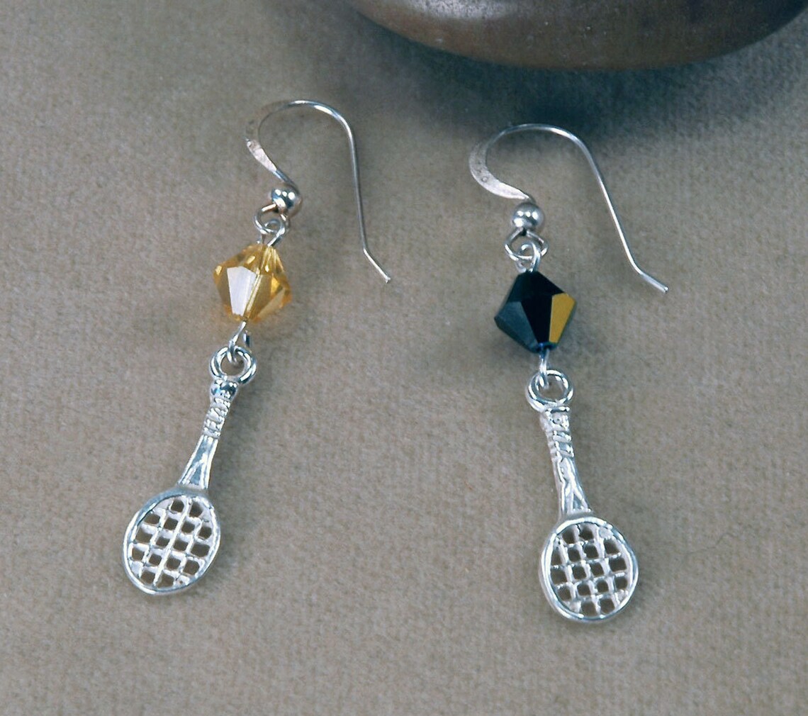 Personalized Sports Jewelry Custom Sports Gift Silver Dangle Etsy