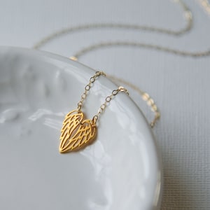 Unique Angel Wing Necklace, Memorial Necklace, Mourning Gift, Guardian Angel Jewelry, Remembrance Gift, Sterling Silver