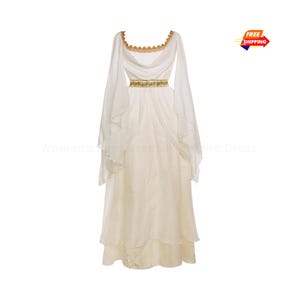Women&#39;s Renaissance Renfaire Dress, Medieval Sleeveless Fairy Gown | Fantasy Costume, LARP Outfit, Festival & Cosplay Clothing