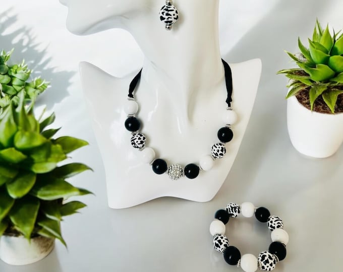 Chic Cowhide Beaded Set – Mix & Match or Buy Separately