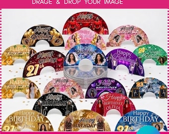 Birthday Clack Fan Canva Template Bundle, Dukes Boots Party Favors (Digital Download)