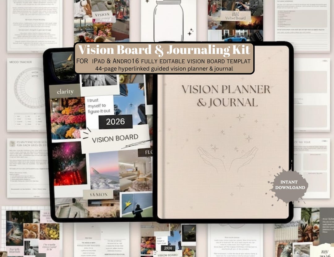 2026 2027 Digital Vision Board And Journal Guided Goal Setting 2026 2027 Digital Vision Board And Journal Guided Goal Setting