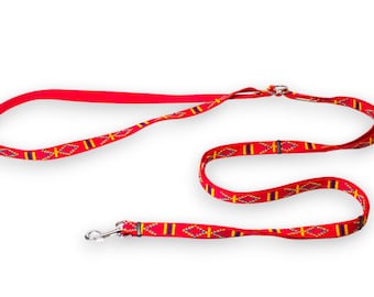 Hands-Free Adjustable Nylon Dog Leash: Waist or Shoulder Wear