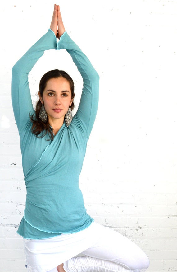 yoga wrap shirt