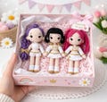 Handmade Kpop Crochet Dolls, Demon Hunter Girls Plush, Rumi Mira Zoey, Amigurumi Gift for Kpop Fans product logo