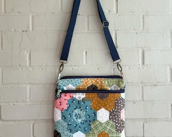 Crossbody Double Zipper Purse