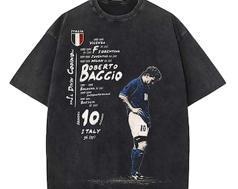 Roberto Baggio T-Shirt T-Shirt XXL Print