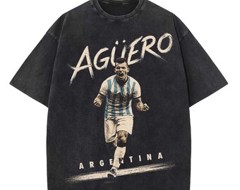 Sergio Aguero T-Shirt T-Shirt XXL Print