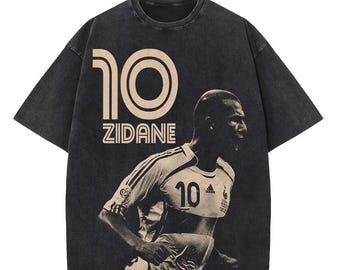Zinedine Zidane T-Shirt T-Shirt XXL Print