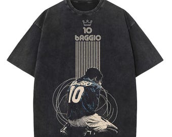 Roberto Baggio T-Shirt T-Shirt XXL Print