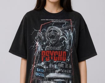 Camiseta con estampado XXL de Psycho