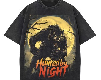 Werewolf Horror Halloween T-Shirt T-Shirt XXL Print