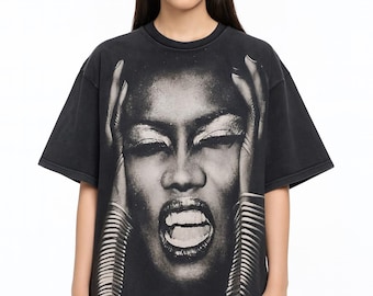Grace Jones T-Shirt mit XXL Druck