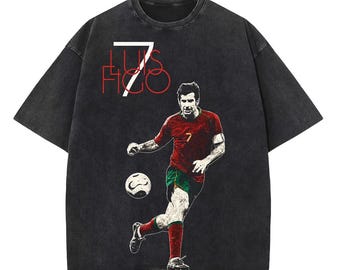 Luis Figo T-Shirt T-Shirt XXL Print