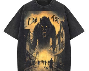 Werewolf Horror Halloween T-Shirt T-Shirt XXL Print