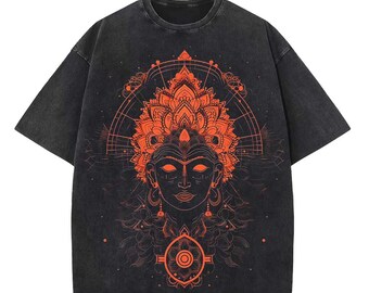 Psychedelic Trippy Buddha T-shirt XXL Print - Etsy