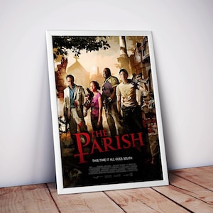 Left 4 Dead 2 Poster | The Parish Campaign Art | Zombie Apocalypse Wall Decor | High Quality Matte Print | Gamer Gift | Free USA Shipping