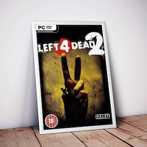 Left 4 Dead 2 Poster | Classic Zombie FPS Art | Co-Op Survival Print | High Quality Matte Paper | Gamer Room Decor | Free USA Shipping